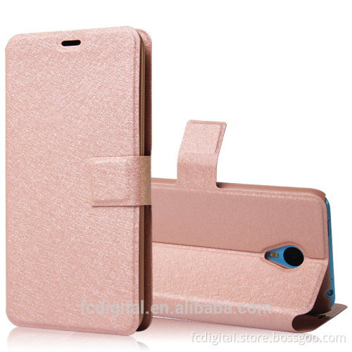 QWD wholesale premium for Meizu note2 color leather mobile phone case flip cover phone case for Meizu